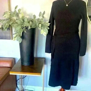 NWOT Caracilia knitted long sleeve dress with high neckline.